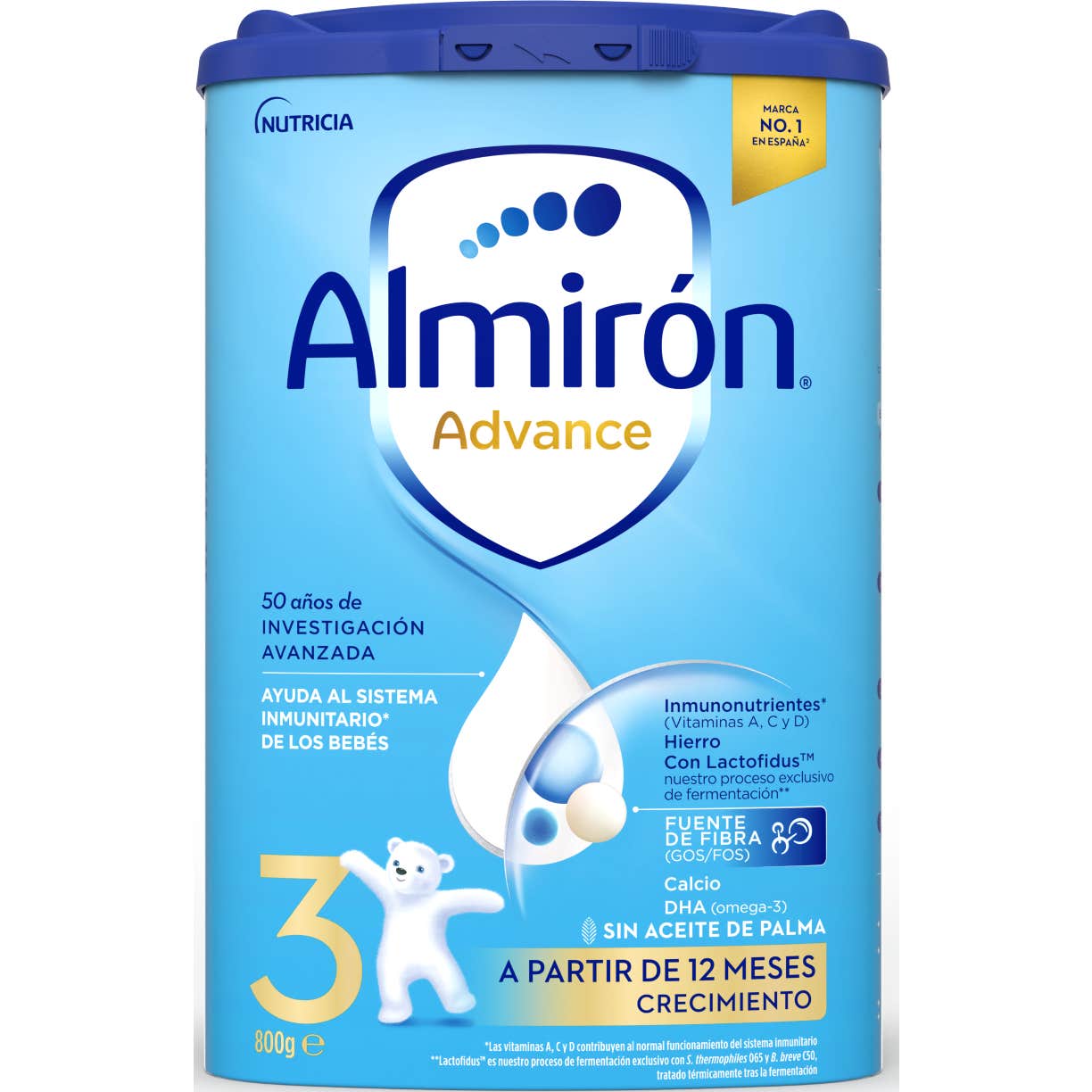 Almirón Advance 3 Lait de croissance 800gr