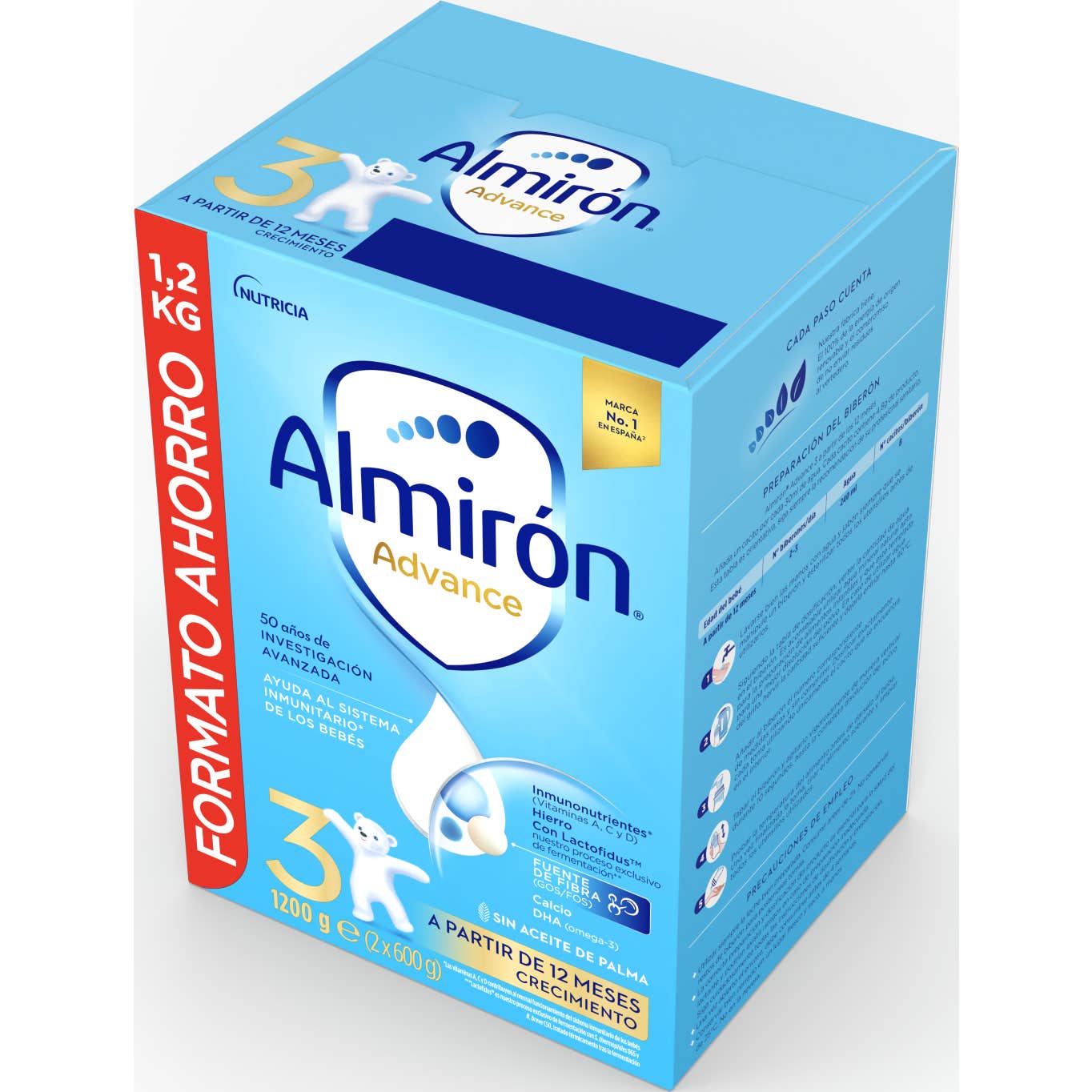 Almirón Advance 3 Lait de croissance 1200gr