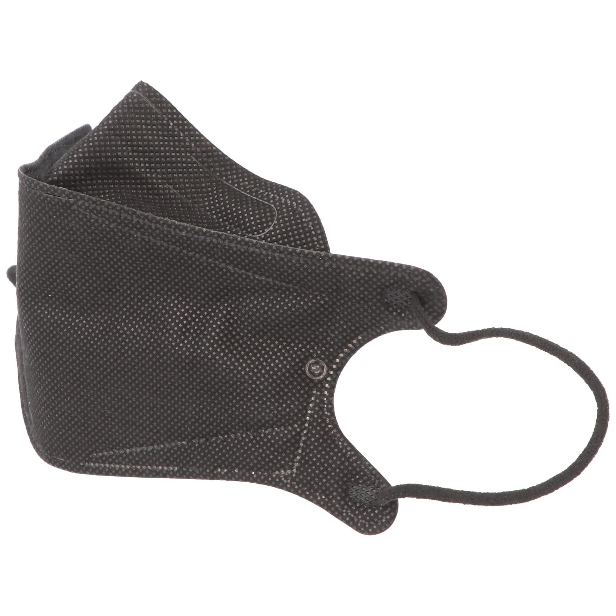 10 pièces Masque FFP2 noir, certifié selon DIN EN149:2001+A1:2009, demi-masque filtrant les particules, masque de protection FFP2