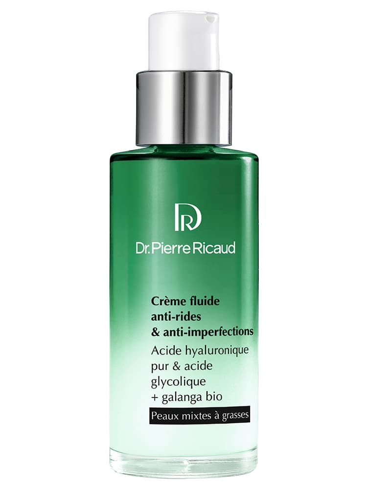 Dr Pierre Ricaud Crème Fluide Anti-Rides & Anti-Imperfections Peaux Mixtes à Grasses 40 ml