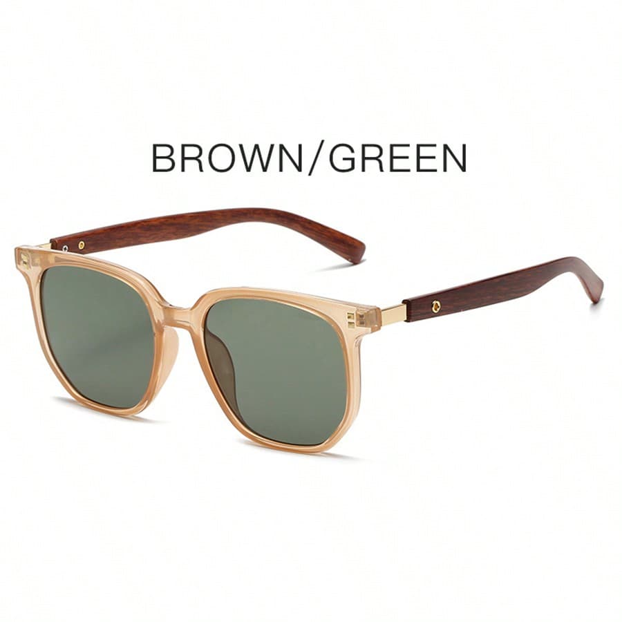 Lunettes de soleil surdimensionnées classiques pour hommes et femmes, protection UV, style pas cher, monture carrée, style coréen